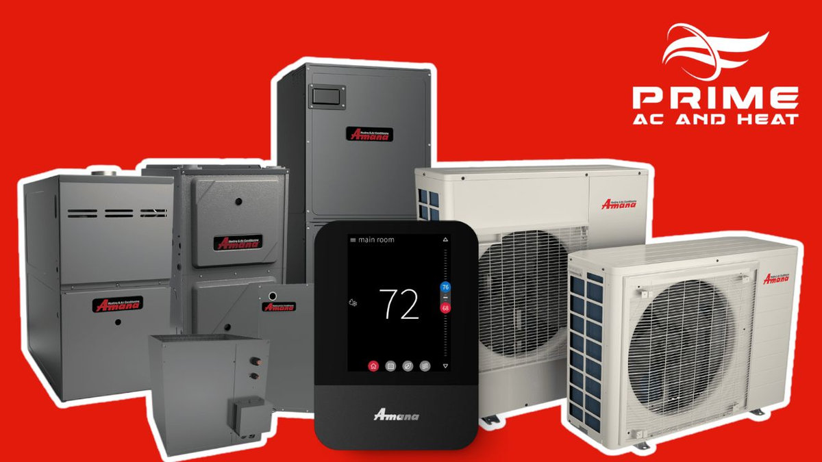 Amana equipment featured by Prime AC and Heat